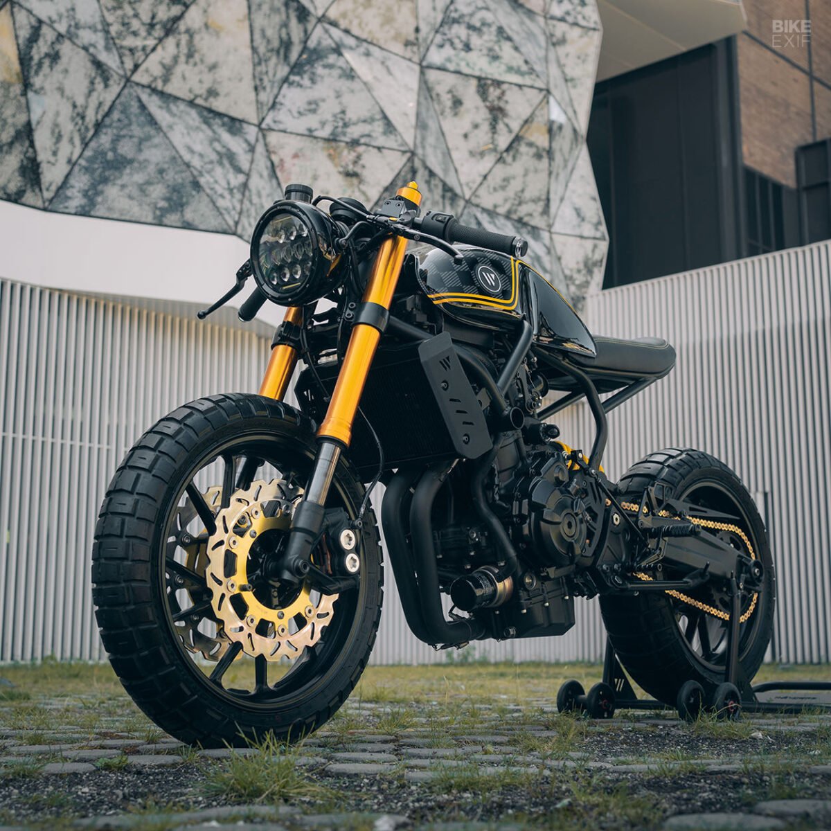 Debutant: A custom Yamaha MT-07 from a new Belgian shop | Bike EXIF