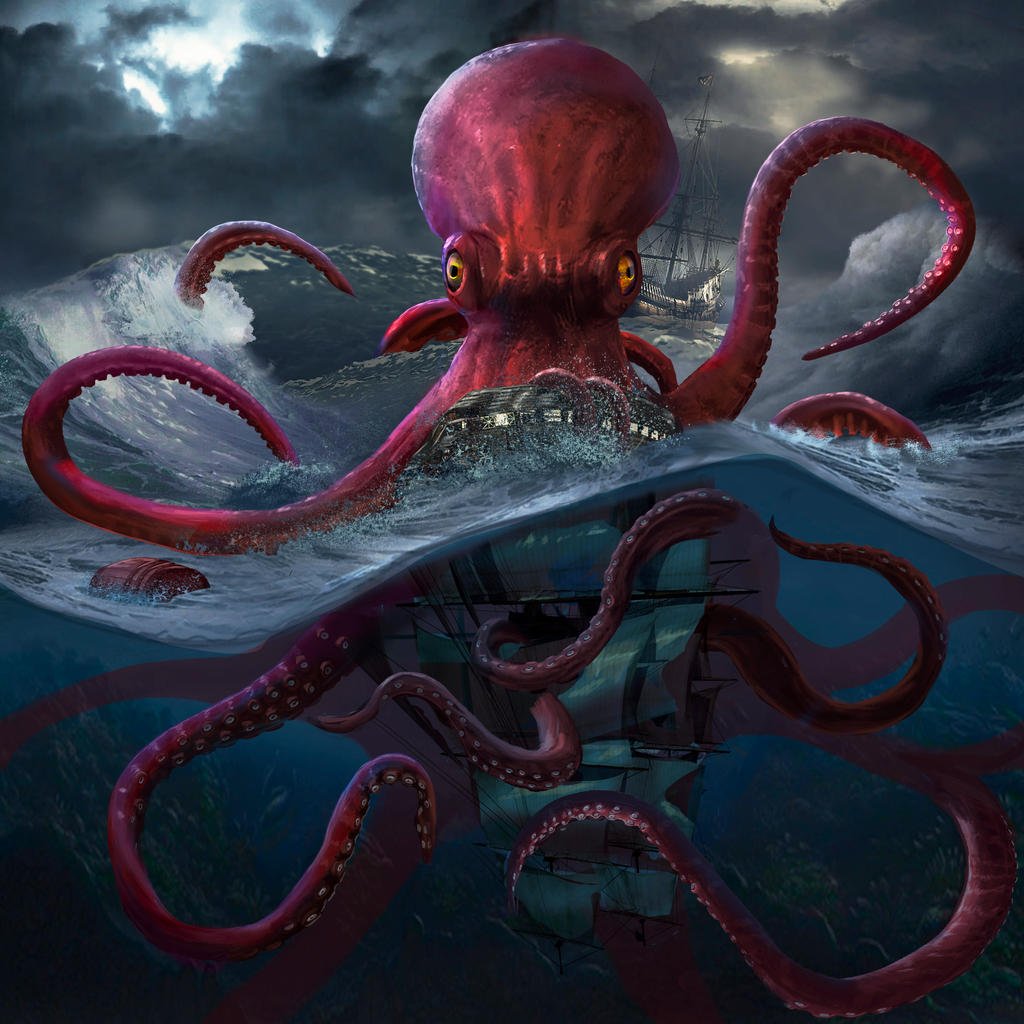 kraken by Moribato on DeviantArt