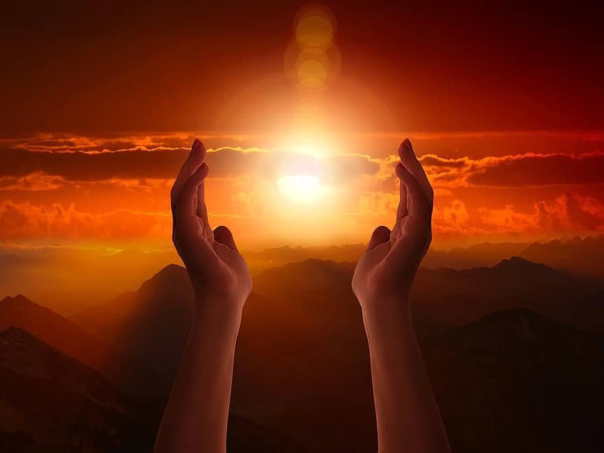 Religion, faith, cross, light, hand, trust, god, pray, prayer, peace ...