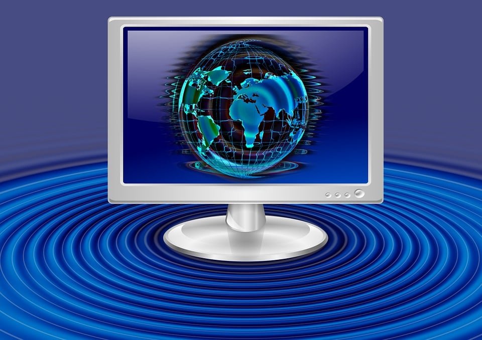 Free illustration: Wave, Circle, Monitor, Send, Globe - Free Image on ...